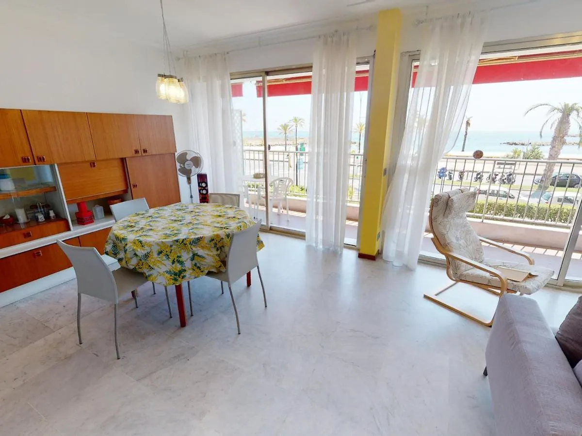 Lägenhet Studio Renove Face Mer Avec Terrasse A Menton, Proche Centre-Ville Et Plages - Fr-1-196-301 Frankrike